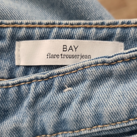 Sam Edelman Marlow Women's Braided High Rise Flare Jeans Size 30 (10) - Picture 7 of 8